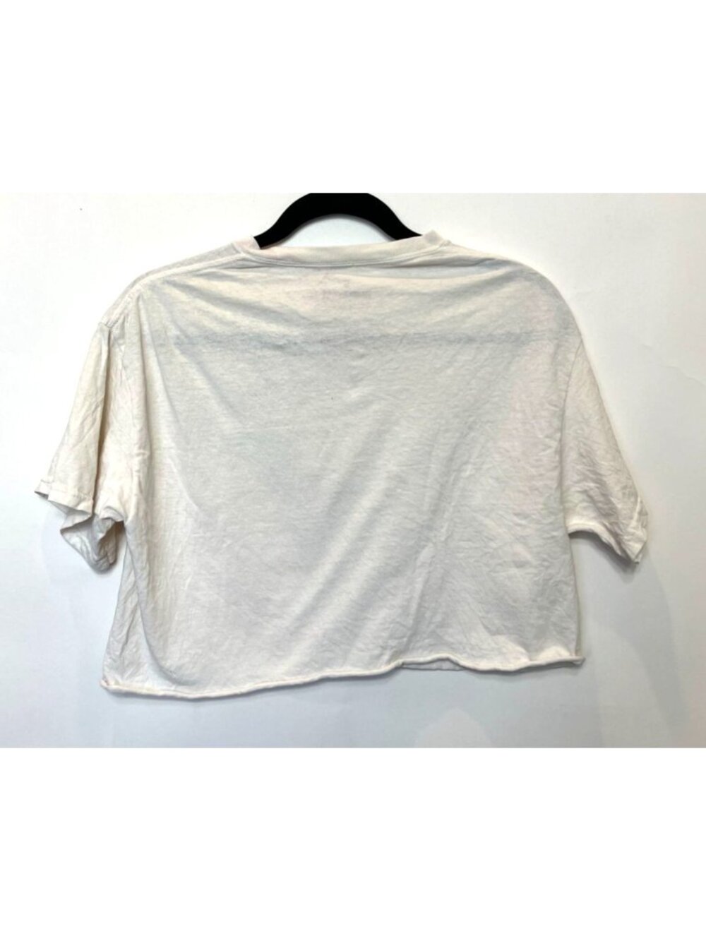 Goodie Two Sleeves Distressed Cropped Tee "Its Not My First Rodeo" Size Small - Picture 2 of 6
